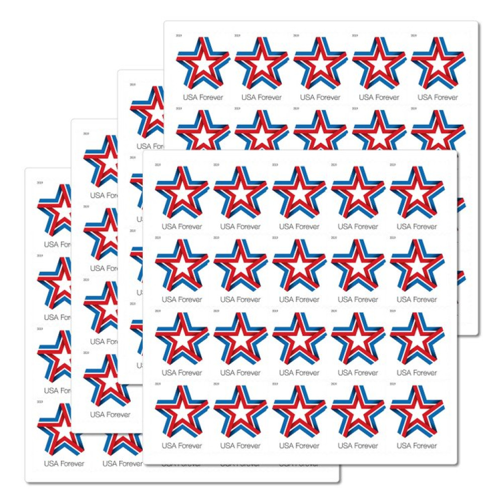 (2019) USPS Star Ribbon Forever Stamps