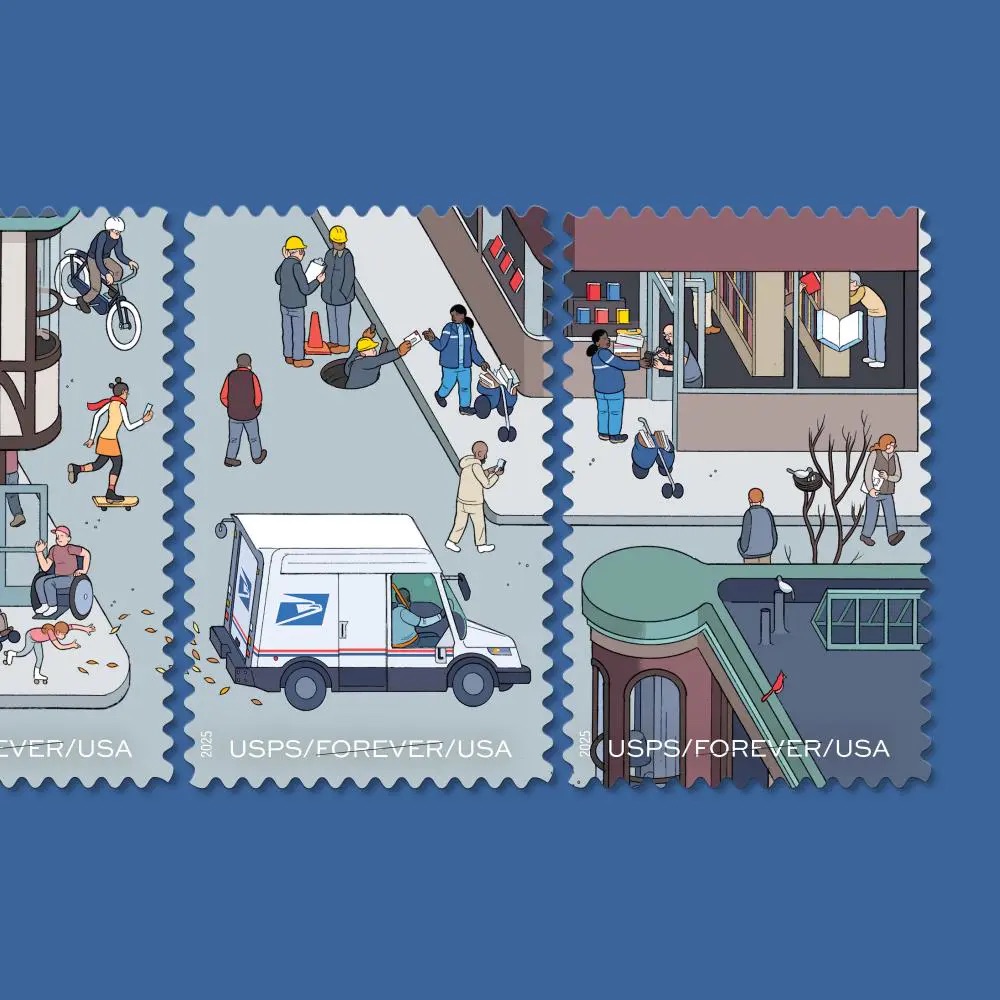 2025 Years of Delivering Stamps, Sheet of 20